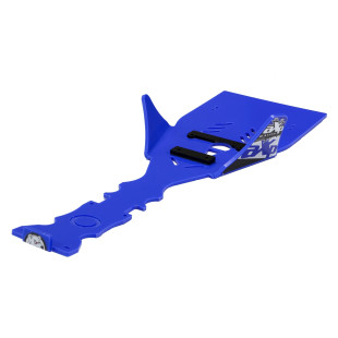 Sabot central en plastique PEHD bleu de 8mm d'épaisseur pour Yamaha YFZ450R 2
