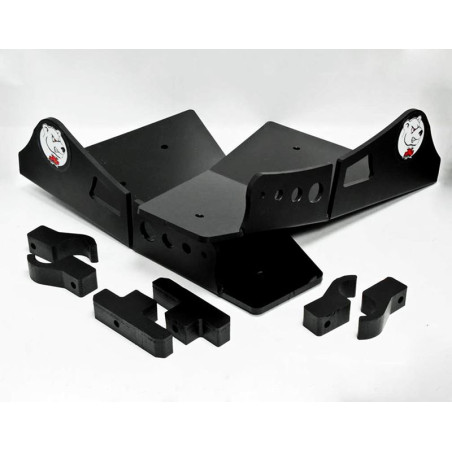 Protections de triangles avants Yamaha YFZ450 / YFZ450R / RAPTOR 700 - Noir - AXP Racing
