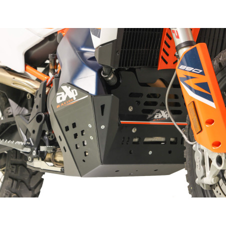 Right side of the Adventure 8mm thick black skid plate for the KTM 790 - 890 Adventure