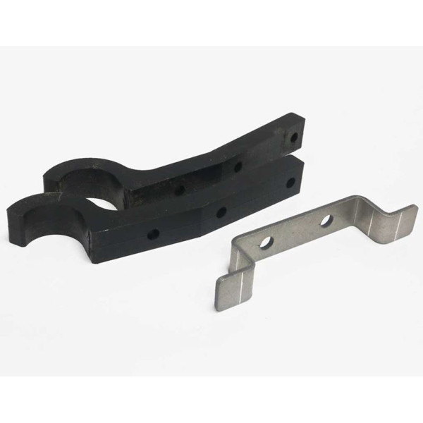 Fixations du sabot noir en plastique PEHD 6mm pour Husqvarna TC125