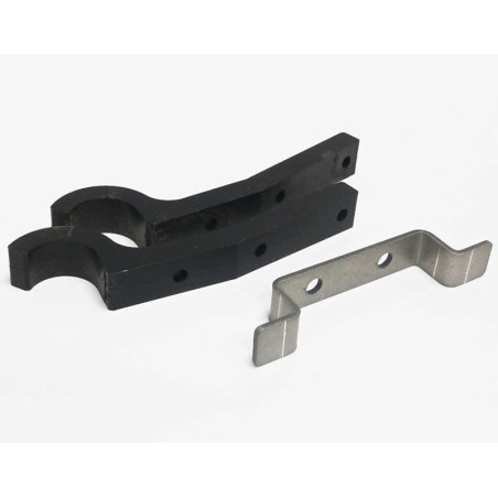 Fixations du sabot noir en plastique PEHD 6mm pour Husqvarna TC125
