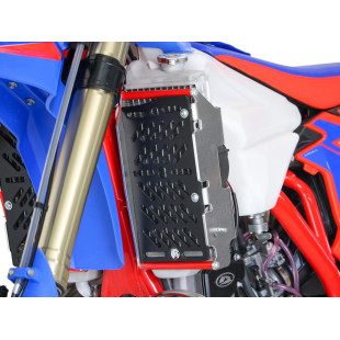 Protèges radiateurs en aluminium 4mm d'épaisseur avec plaque de protection en PEHD 6mm pour Beta 125RR, 200RR, 250RR et 300RR Ra 2