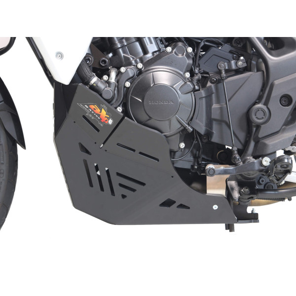Côté gauche du sabot Adventure noir en plastique PEHD 8mm pour Honda XL750 Transalp