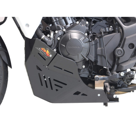 Côté gauche du sabot Adventure noir en plastique PEHD 8mm pour Honda XL750 Transalp