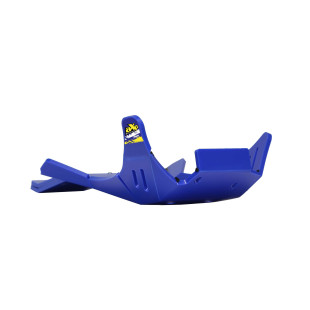 Sabot bleu en plastique PEHD avec protection de biellette pour Sherco SE250 - SE300 Factory