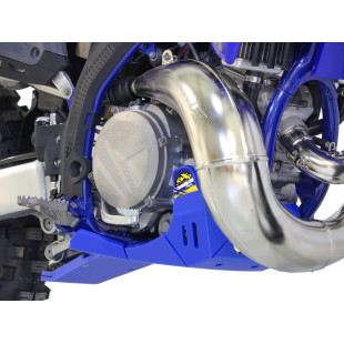 Sabot bleu en plastique PEHD avec protection de biellette pour Sherco SE250 - SE300 Factory 2