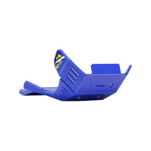 Sabot bleu en plastique PEHD avec protection de biellette pour Sherco SEF250 - SEF300 Factory