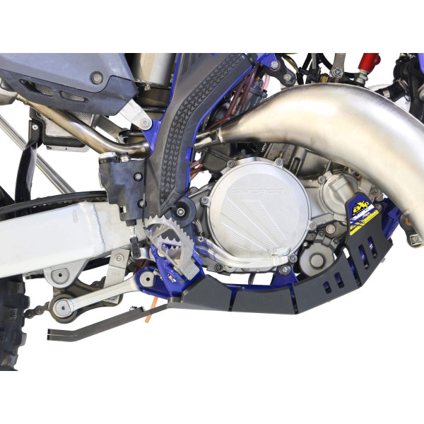 Côté droit du sabot noir en plastique PEHD avec protection de biellette pour Sherco 125SE Factory