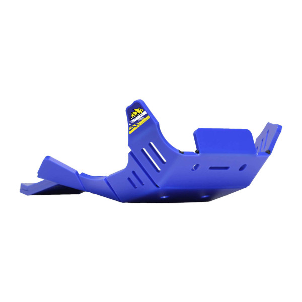Sabot bleu en plastique PEHD avec protection de biellette pour Sherco 125SE Factory