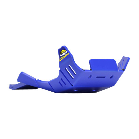 Sabot bleu en plastique PEHD avec protection de biellette pour Sherco 125SE Factory