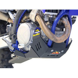 Sabot noir en plastique PEHD avec protection de biellette pour Sherco SEF450 / SEF500 Factory 2
