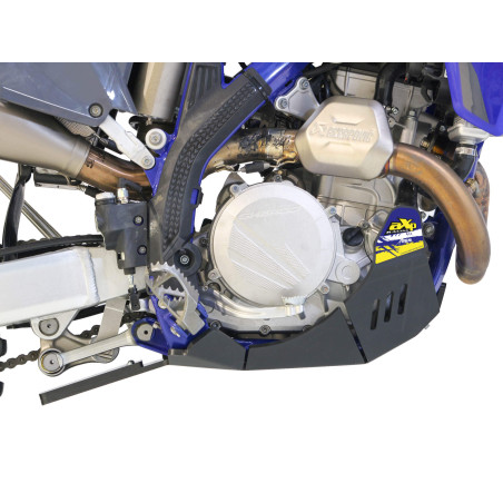 Côté droit du sabot noir en plastique PEHD avec protection de biellette pour Sherco SEF450 / SEF500 Factory