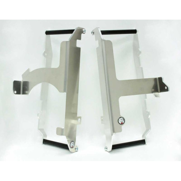 Radiator braces in aluminum with black spacers for Sherco 250 - 300SEFR