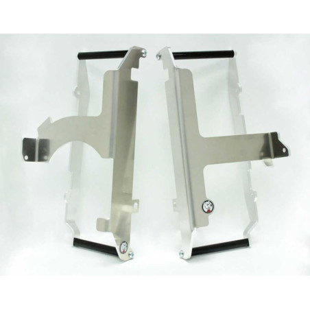 Radiator braces in aluminum with black spacers for Sherco 250 - 300SEFR