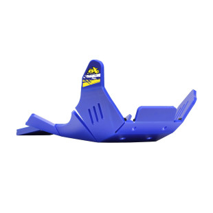 Sabot bleu en plastique PEHD avec protection de biellette pour Sherco SEF450 / SEF500 Factory