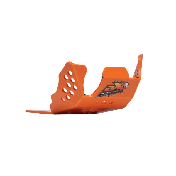 6mm orange HDPE plastic skid plate for KTM 85SX