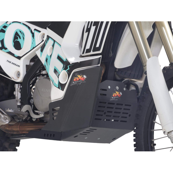 Black HDPE skid plate 8mm thick for Kove 450 Rally