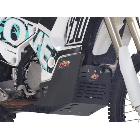 Black HDPE skid plate 8mm thick for Kove 450 Rally
