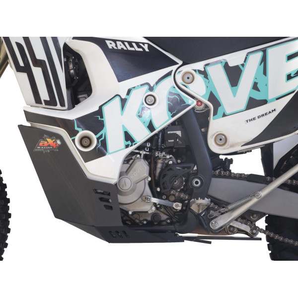Côté gauche du sabot Adventure en plastique PEHD 8mm pour Kove 450 Rally