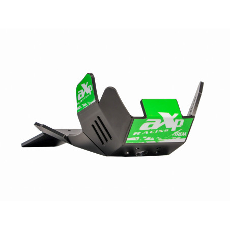 Sabot noir en plastique PEHD avec protection de biellette pour Kawasaki KX250 / KX250X