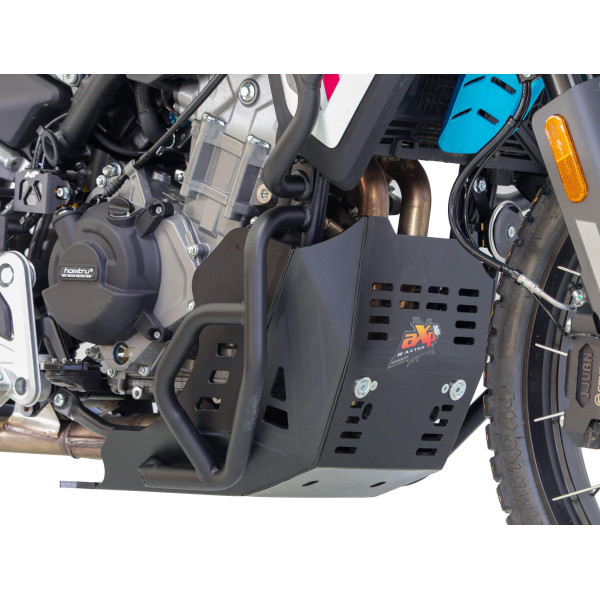 Sabot noir en plastique PEHD 8mm pour CFMoto MT450 / IBEX450 avec les crash bars CF Moto