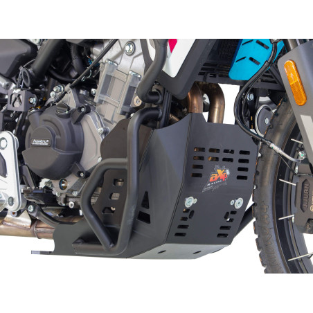 Sabot noir en plastique PEHD 8mm pour CFMoto MT450 / IBEX450 avec les crash bars CF Moto