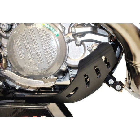 Côté droit du sabot noir en plastique PEHD pour Husqvarna TC / TX - KTM SX / XC