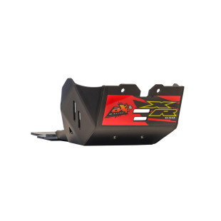 Sabot noir en plastique PEHD 6mm avec protection de biellette pour Honda XR650R