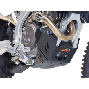 Sabot noir en plastique PEHD avec protection de biellette pour Triumph TF450-RC et TF450-E 2