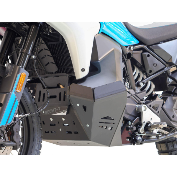 Côté gauche du sabot Adventure en plastique PEHD 8mm pour CFMoto 800 MT-X
