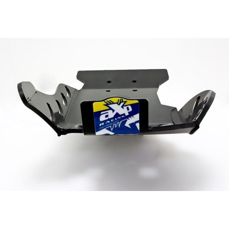 Vue avant du sabot en plastique PEHD 6mm pour Husqvarna TE250 - TE300