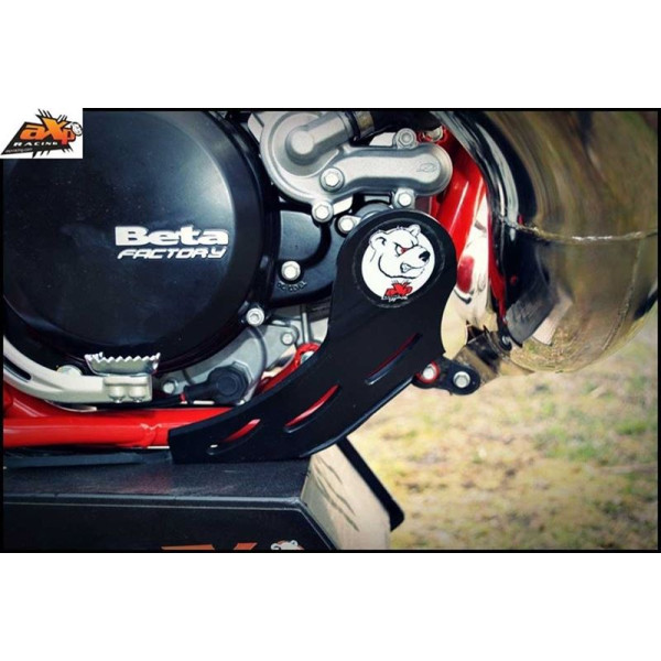 6mm black HDPE plastic skid plate for Beta 250RR - 300RR