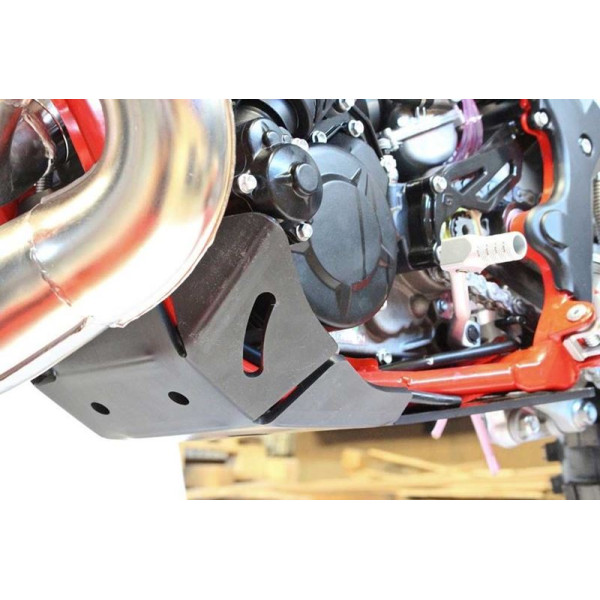 Côté gauche du sabot en plastique PEHD 6mm pour GasGas EC250 - 300 Ranger