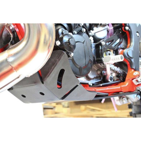 Côté gauche du sabot en plastique PEHD 6mm pour GasGas EC250 - 300 Ranger