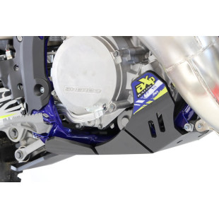 Sabot noir en plastique PEHD avec protection de biellette pour Sherco 250 - 300 2T 2