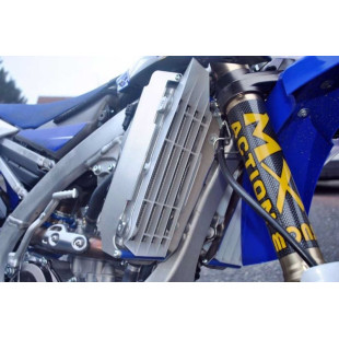 Protections de radiateurs en aluminium avec entretoises bleues pour Yamaha WR250F - YZ250FX 2