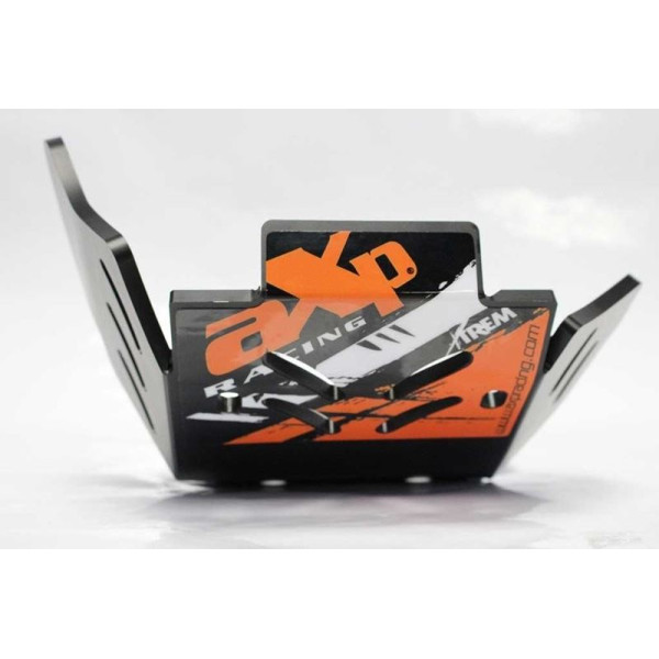 Black HDPE plastic skid plate for KTM 250 - 300EXCF