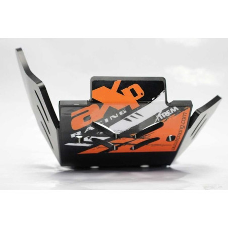 Black HDPE plastic skid plate for KTM 250 - 300EXCF