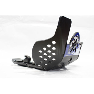 Sabot noir en plastique PEHD avec protection de biellette pour Yamaha YZ250F - YZ450F