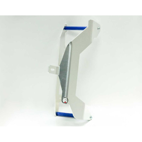 Radiator braces in aluminum with bleues spacers for Yamaha WRR250 - WR250X