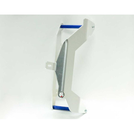 Radiator braces in aluminum with bleues spacers for Yamaha WRR250 - WR250X