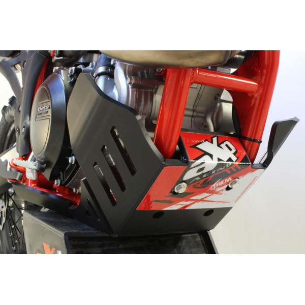 Sabot noir en plastique PEHD avec protection de biellette pour Beta Enduro 4T