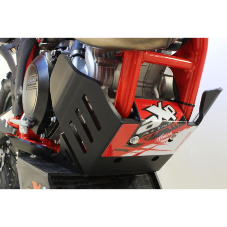 Sabot noir en plastique PEHD avec protection de biellette pour Beta Enduro 4T