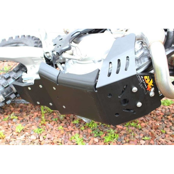 Sabot noir en plastique PEHD avec protection de biellette pour KTM - Husqvarna 450 / 501