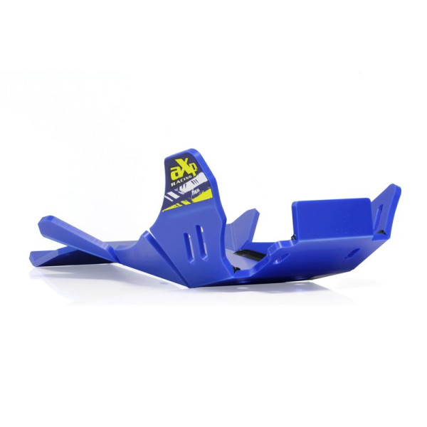 Sabot bleu en plastique PEHD avec protection de biellette pour Sherco 250 - 300 2T