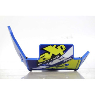 Sabot bleu en plastique PEHD avec protection de biellette pour Sherco 250 - 300SEFR 2