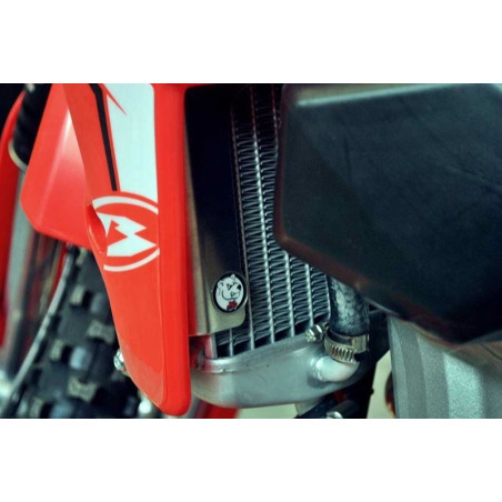 Side view of the radiator braces in aluminum Beta 350RR - 390RR - 430RR - 480RR