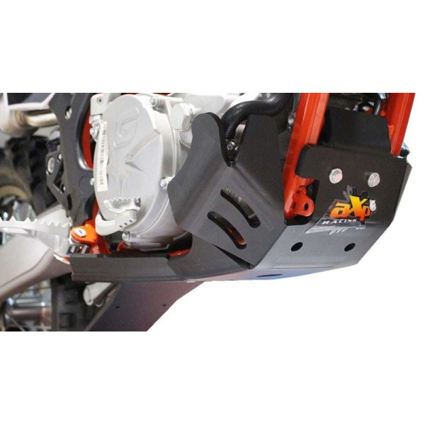 Sabot noir en plastique PEHD avec protection de biellette pour GasGas Enduro 2T