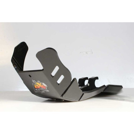Black HDPE plastic skid plate for KTM - Husqvarna 125 / 150 2T