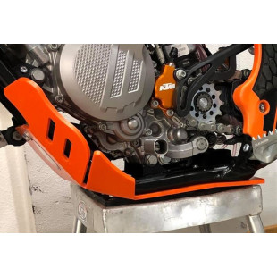 Sabot noir en plastique PEHD pour KTM 125 - 150 2T 2